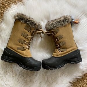 Northside waterproof Sherpa lined snow boots kids